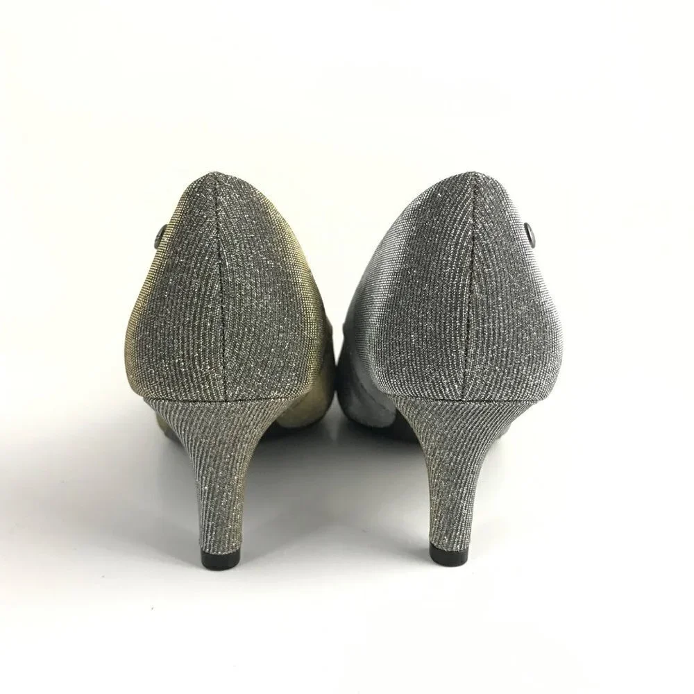 LifeStride Soft System Lively Glitter Pump Size 10M